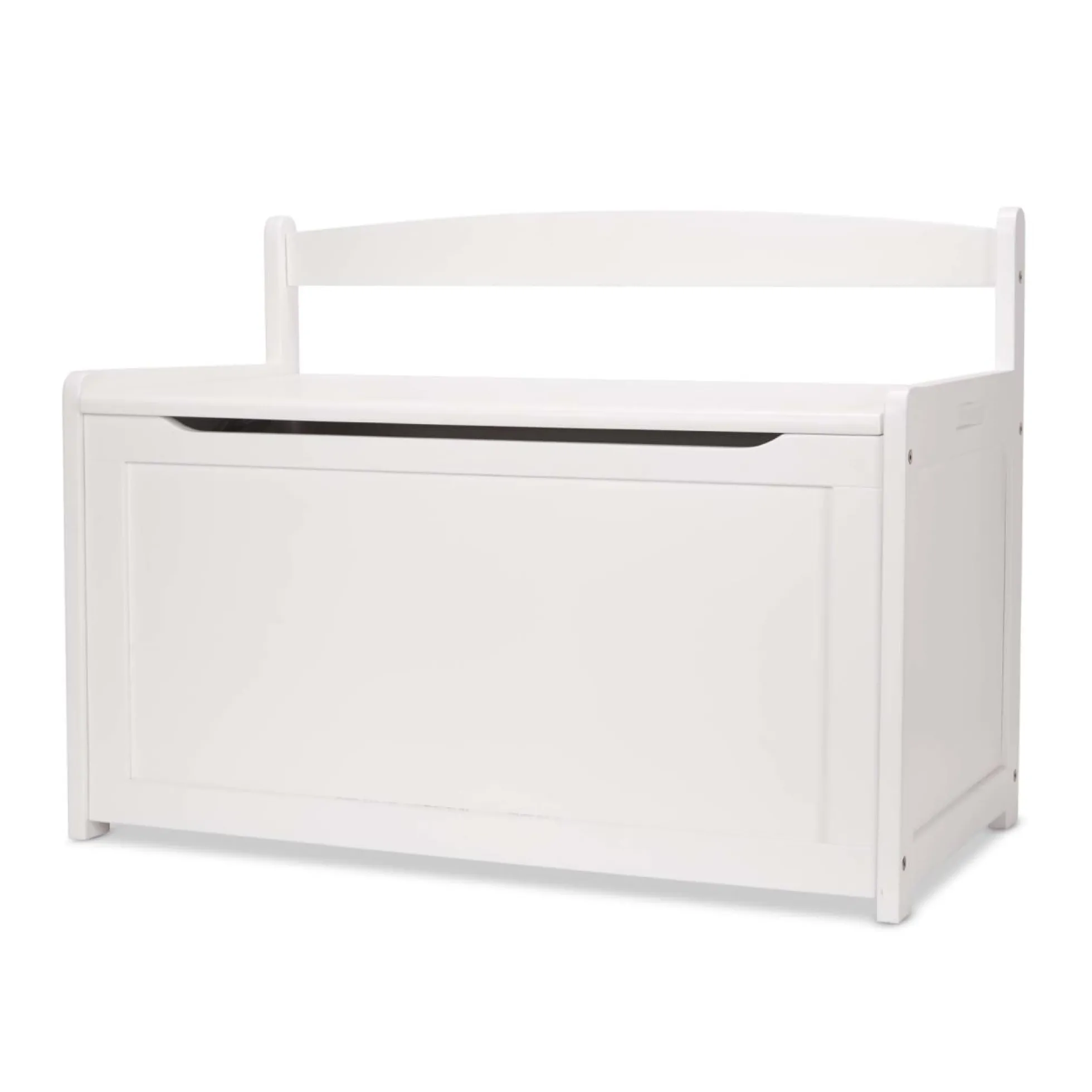 Wooden Toy Chest (White)