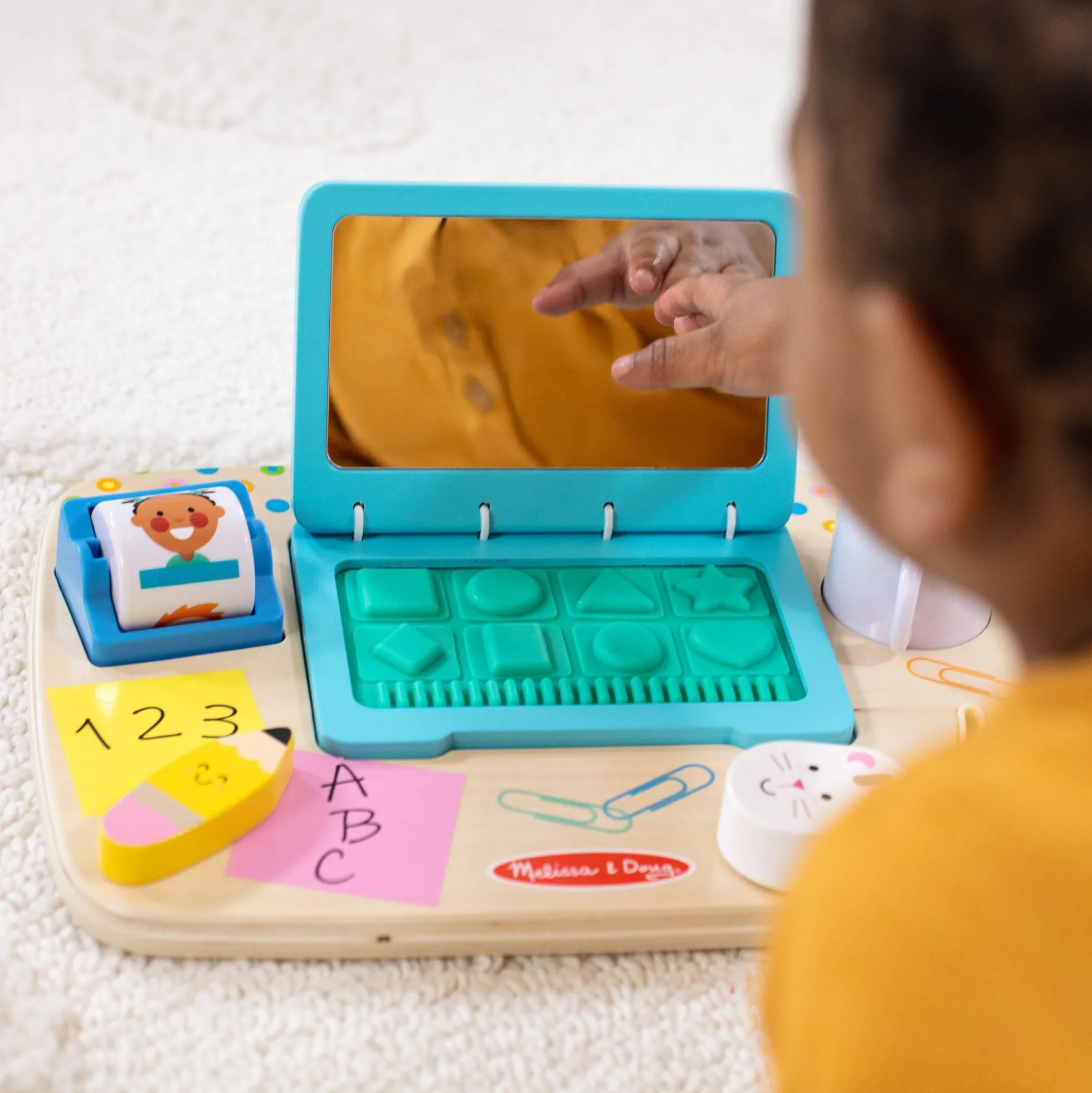 Wooden Work & Play Desktop Activity Board