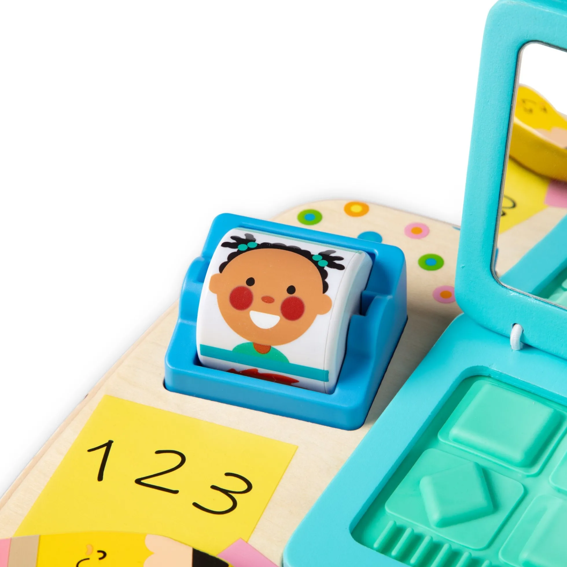 Wooden Work & Play Desktop Activity Board