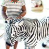 Zebra Lifelike Plush Stuffed Animal