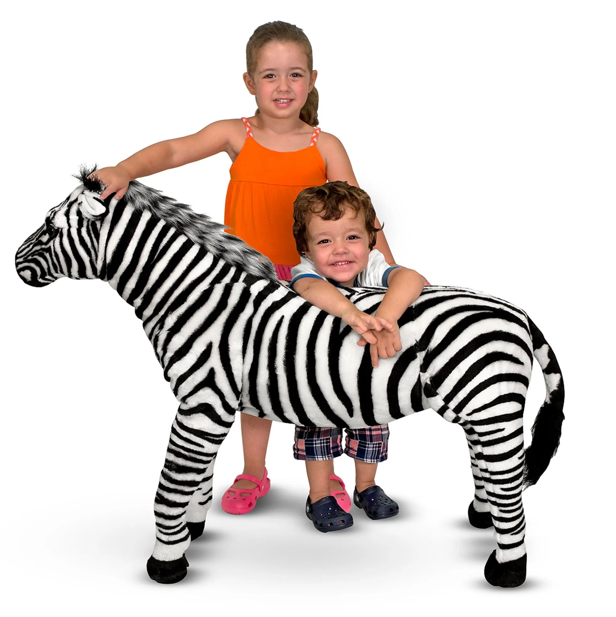 Zebra Lifelike Plush Stuffed Animal