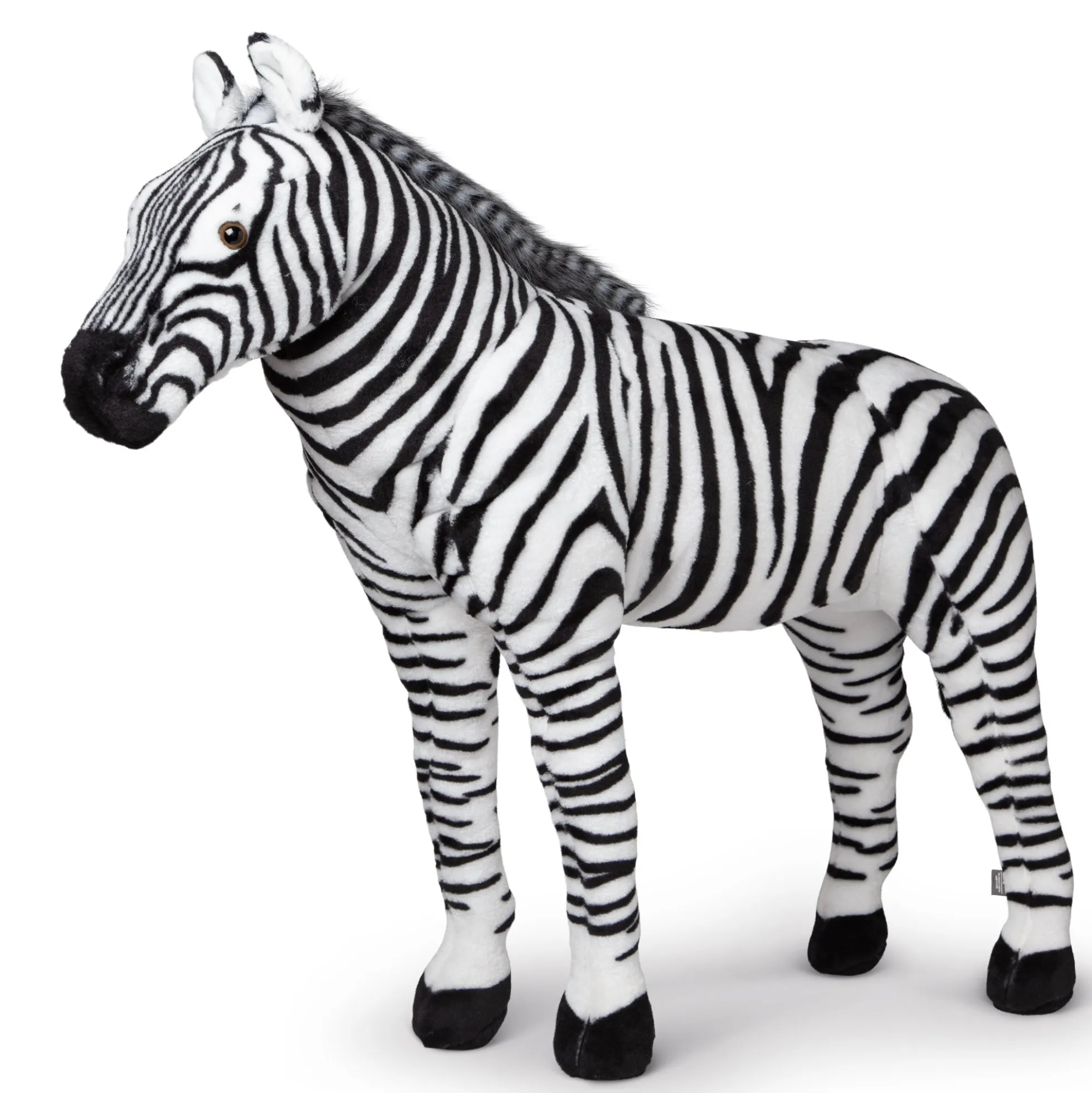 Zebra Lifelike Plush Stuffed Animal