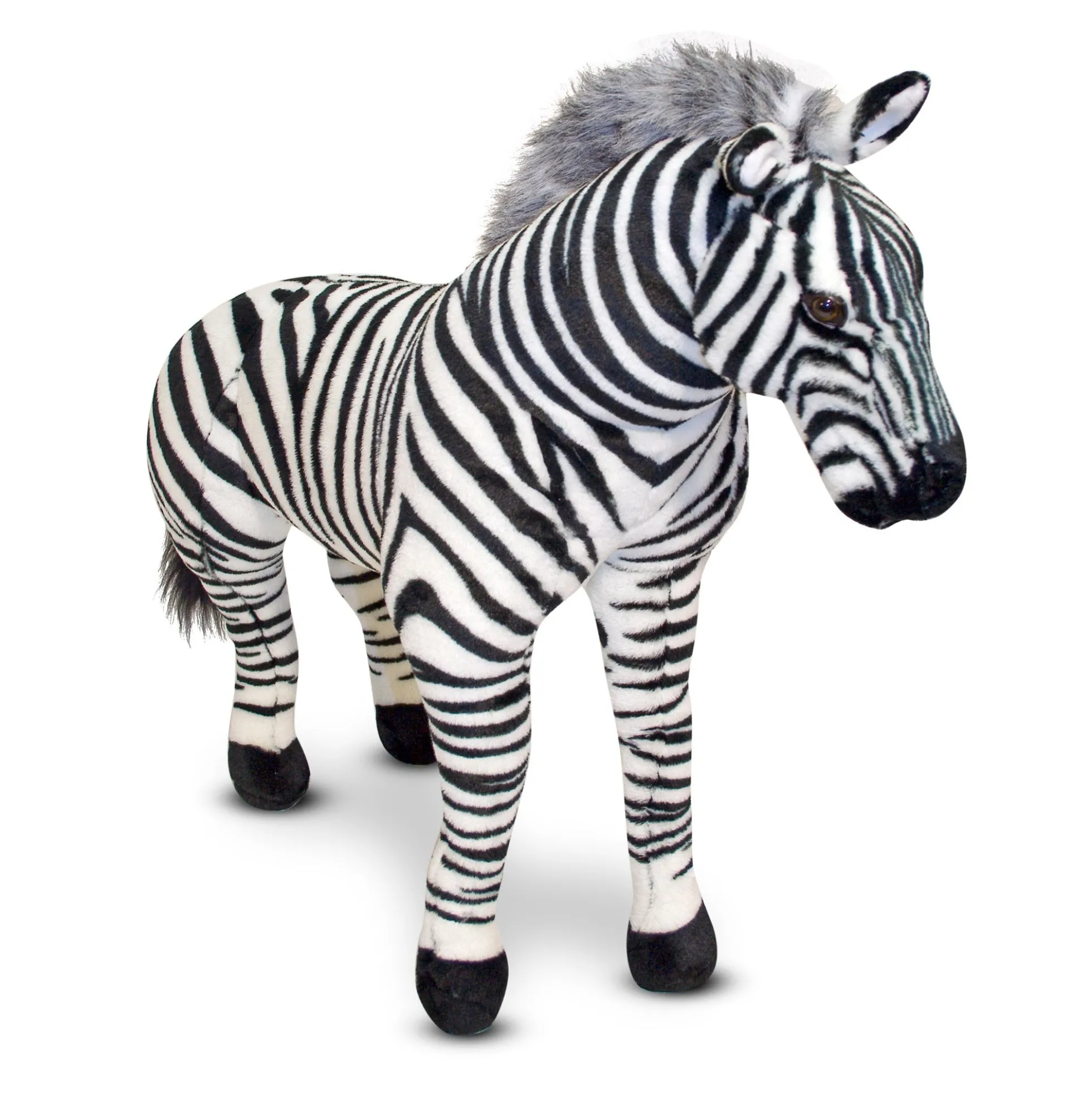 Zebra Lifelike Plush Stuffed Animal